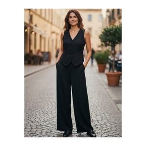 SPOILED GIRLS VINTAGE Jumpsuit Embroidered Top Satin Fabric Size XS Zip Closure